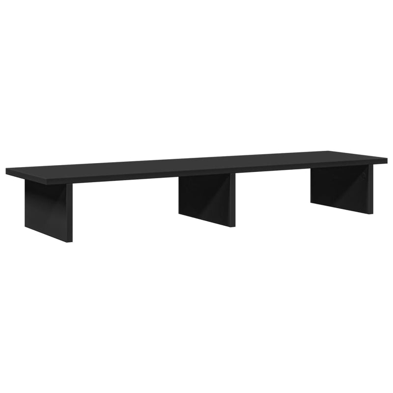 Load image into Gallery viewer, Vidaxl monitorstandaard 100x27x15 cm bewerkt hout zwart