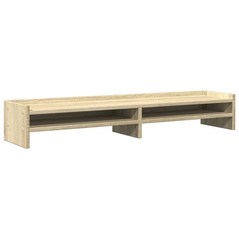Load image into Gallery viewer, Vidaxl monitorstandaard 100x24x16 cm bewerkt hout sonoma eikenkleurig