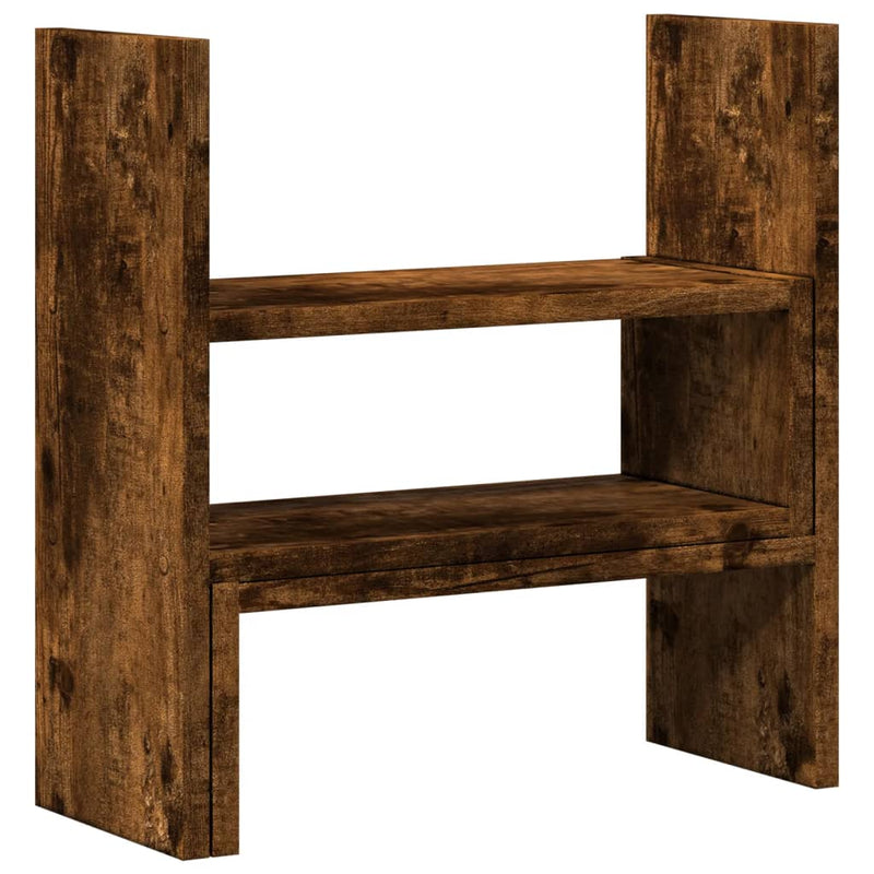 Load image into Gallery viewer, Vidaxl bureau organiser 40x17x41 cm bewerkt hout gerookt eikenkleur