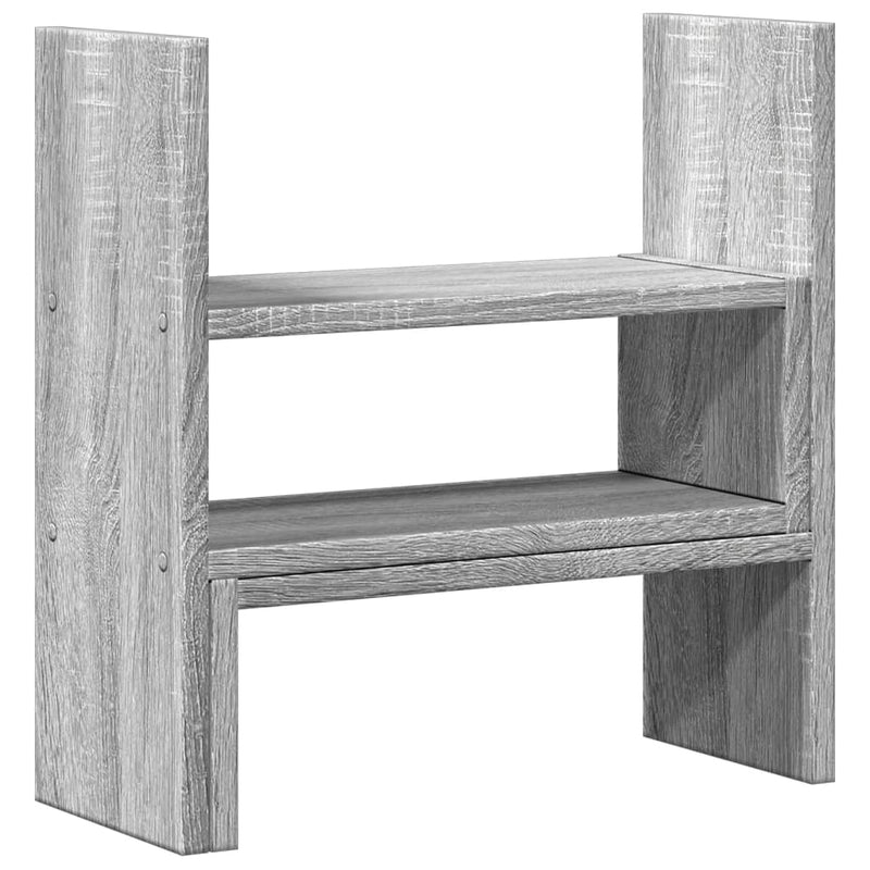 Load image into Gallery viewer, Vidaxl bureau organiser 40x17x41 cm bewerkt hout grijs sonoma eiken