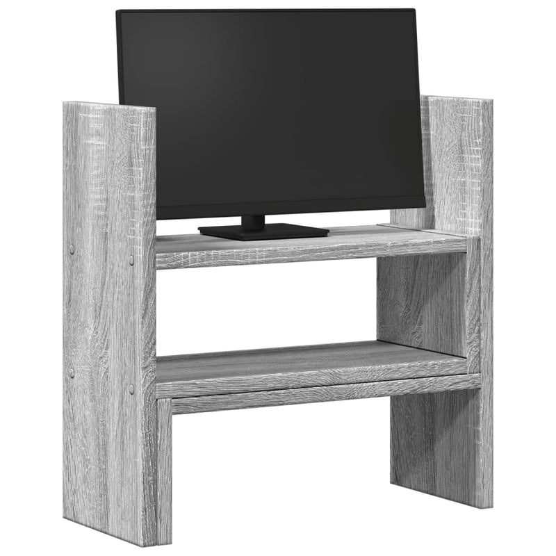 Load image into Gallery viewer, Vidaxl bureau organiser 40x17x41 cm bewerkt hout grijs sonoma eiken