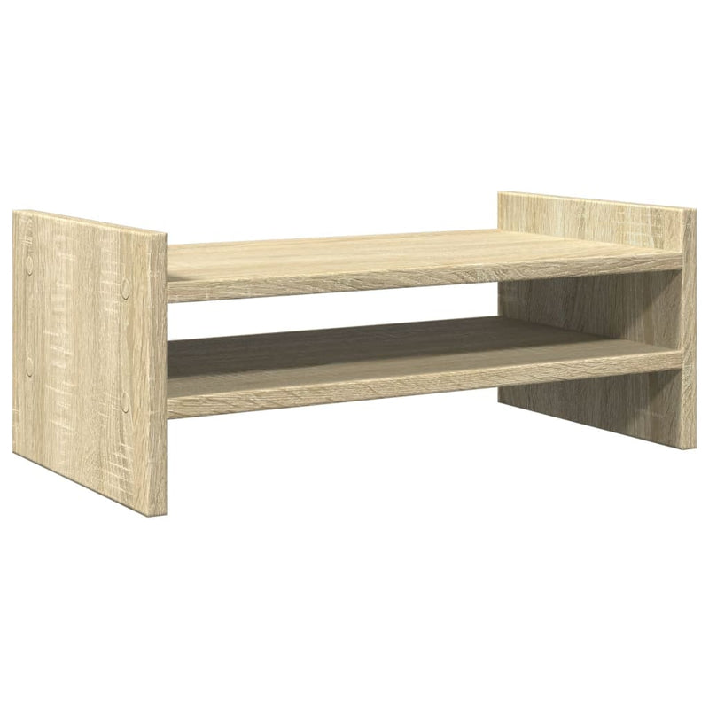 Load image into Gallery viewer, Vidaxl monitorstandaard 50x27x20 cm bewerkt hout sonoma eikenkleurig