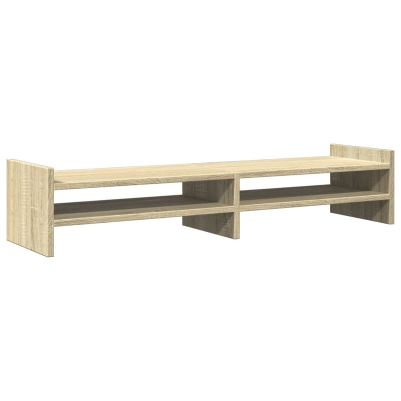 Load image into Gallery viewer, Vidaxl monitorstandaard 100x27x20 cm bewerkt hout sonoma eikenkleurig