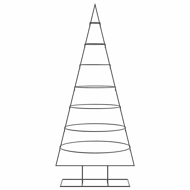 Load image into Gallery viewer, Vidaxl kerstdecoratie kerstboom 180 cm metaal zwart
