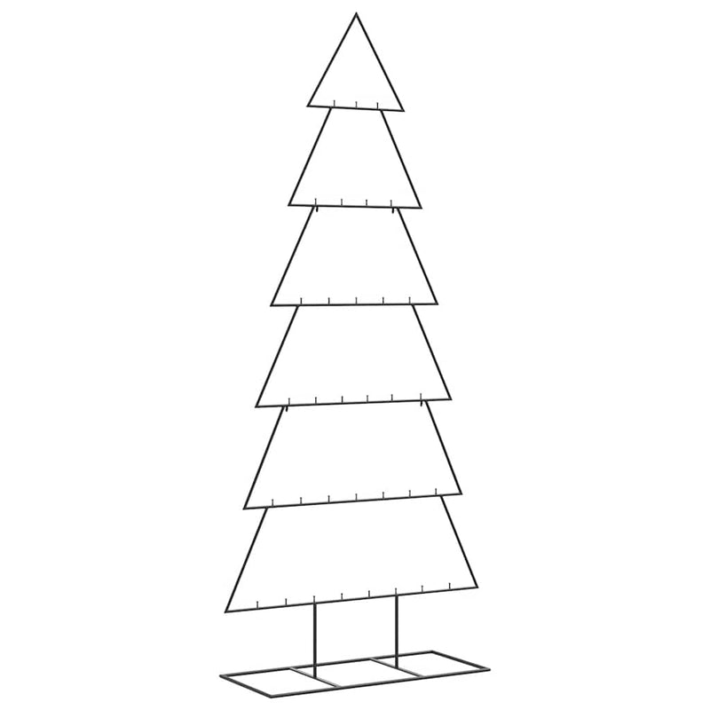 Load image into Gallery viewer, Vidaxl kerstdecoratie kerstboom 180 cm metaal zwart