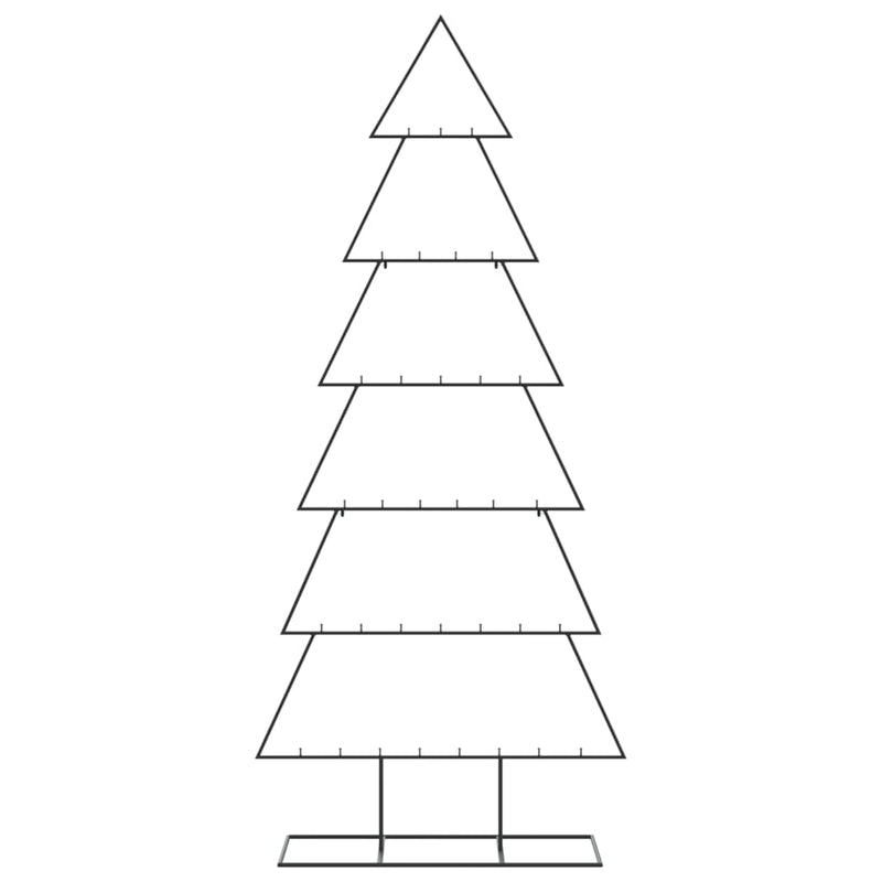 Load image into Gallery viewer, Vidaxl kerstdecoratie kerstboom 180 cm metaal zwart