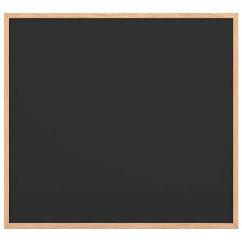 Load image into Gallery viewer, Vidaxl krijtbord met massief grenenhouten frame zwart 60x55 cm