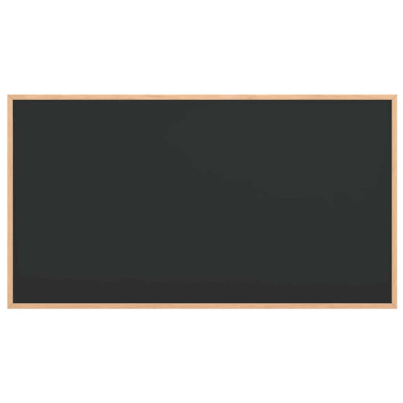 Load image into Gallery viewer, Vidaxl krijtbord met massief grenenhouten frame zwart 100x55 cm