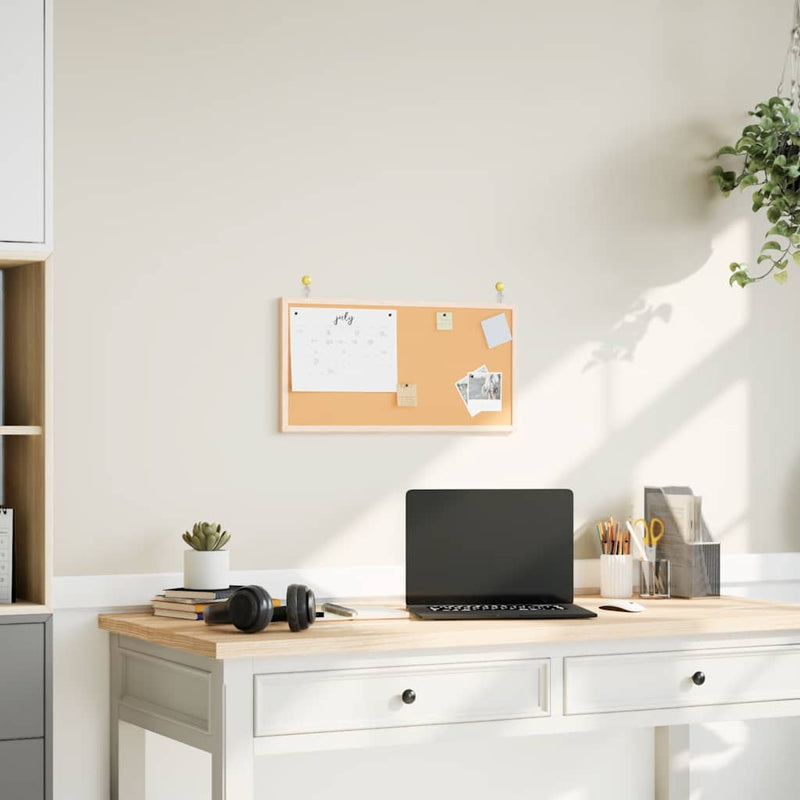 Load image into Gallery viewer, Vidaxl kurkbord met massief grenenhouten frame 60x30 cm
