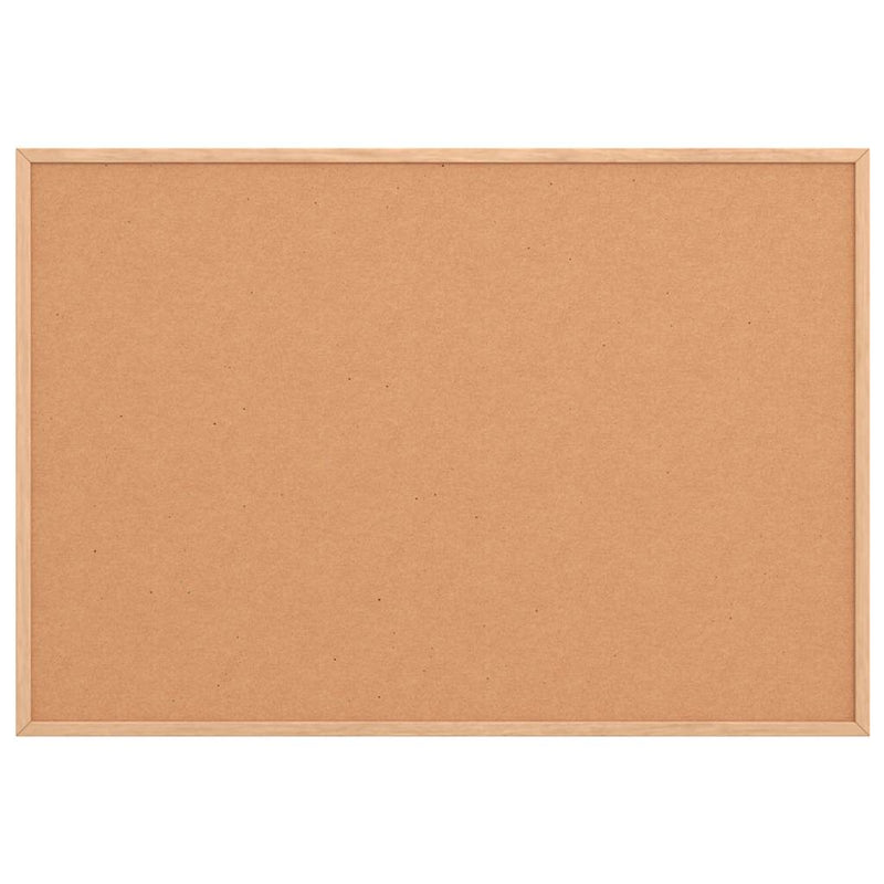 Load image into Gallery viewer, Vidaxl kurkbord met massief grenenhouten frame 80x55 cm