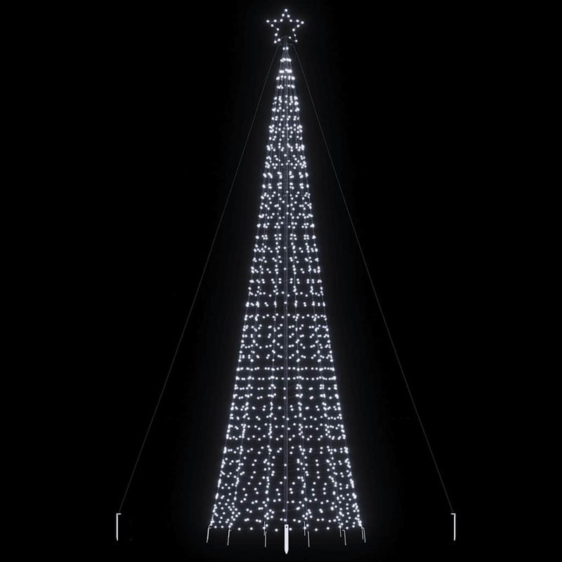 Load image into Gallery viewer, Vidaxl led-kerstboom met spikes 1534 leds 500 cm koud wit