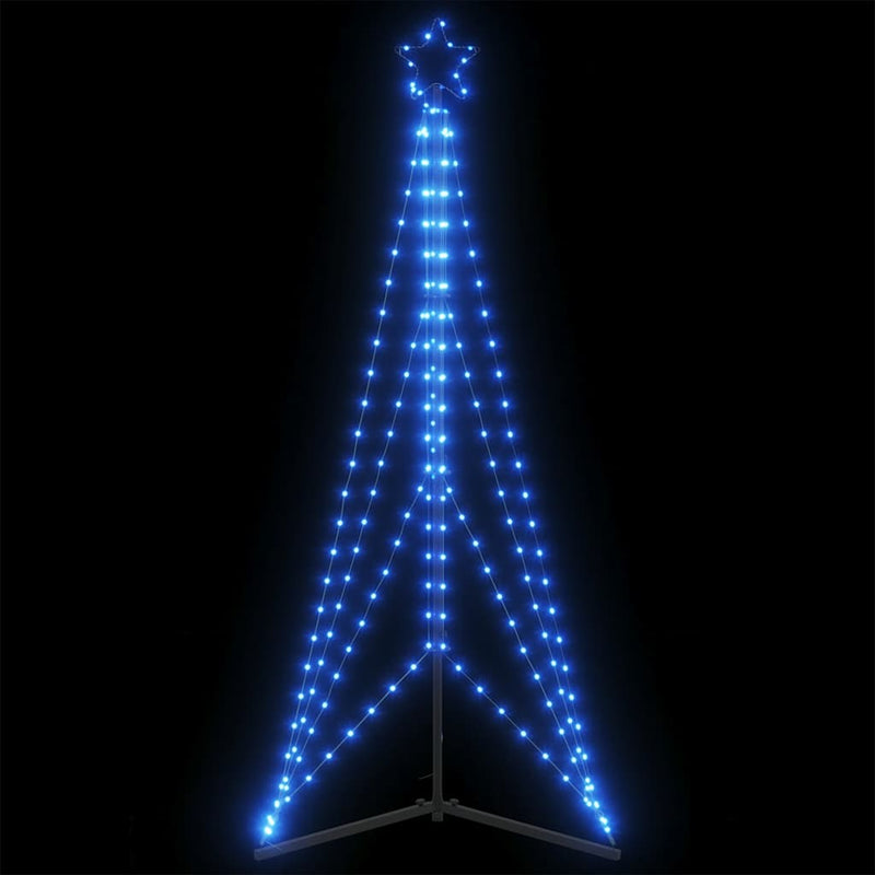 Afbeelding laden in galerijviewer, Vidaxl led-kerstboom 363 leds 182 cm blauw