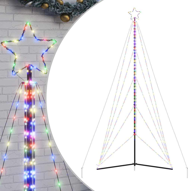 Load image into Gallery viewer, Vidaxl led-kerstboom 615 leds kleurrijk 404,5 cm