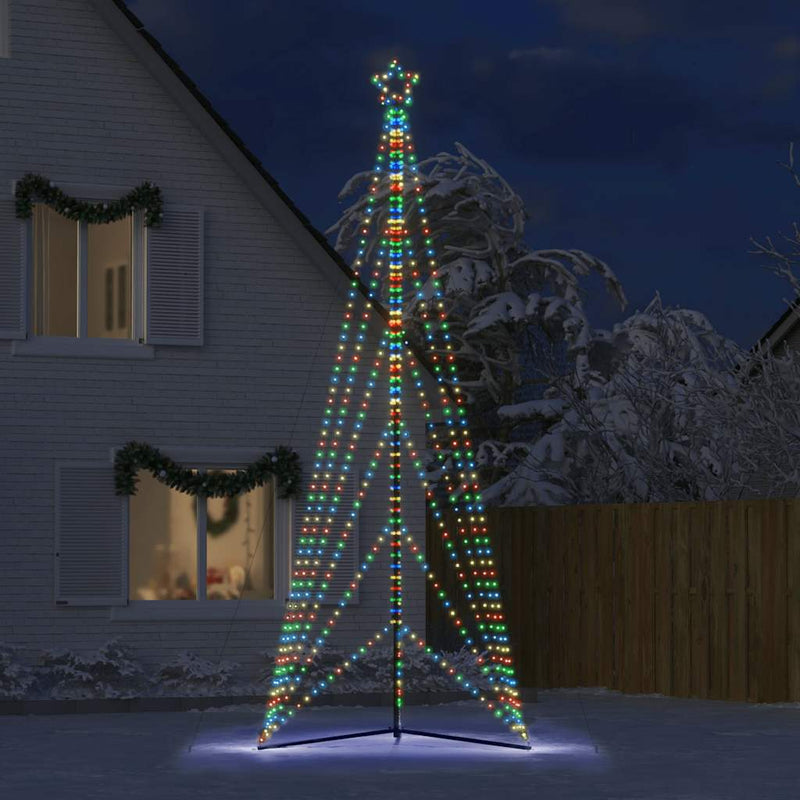 Load image into Gallery viewer, Vidaxl led-kerstboom 861 leds kleurrijk 478 cm