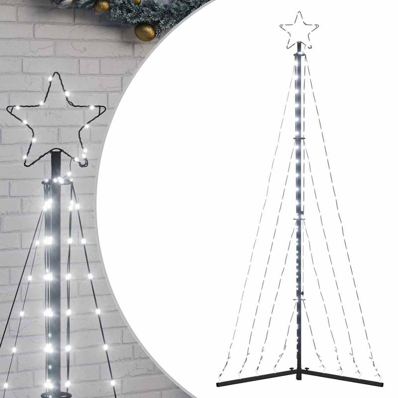 Afbeelding laden in galerijviewer, Vidaxl led-kerstboom 339 leds koud wit 187 cm