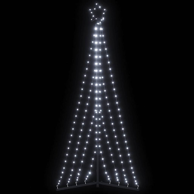 Afbeelding laden in galerijviewer, Vidaxl led-kerstboom 339 leds koud wit 187 cm