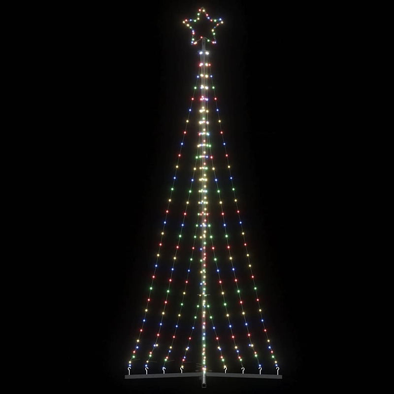 Load image into Gallery viewer, Vidaxl led-kerstboom 447 leds kleurrijk 249 cm