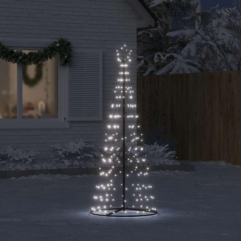 Load image into Gallery viewer, Vidaxl led-kerstboom 200 leds koud wit 180 cm
