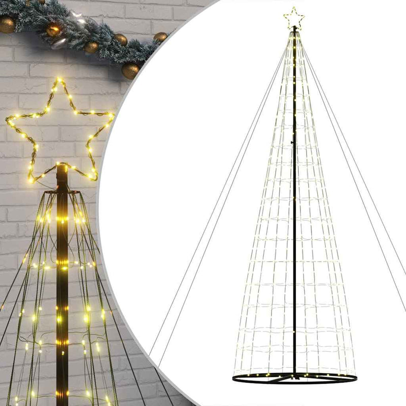 Load image into Gallery viewer, Vidaxl led-kerstboom 1534 leds warm wit 503 cm