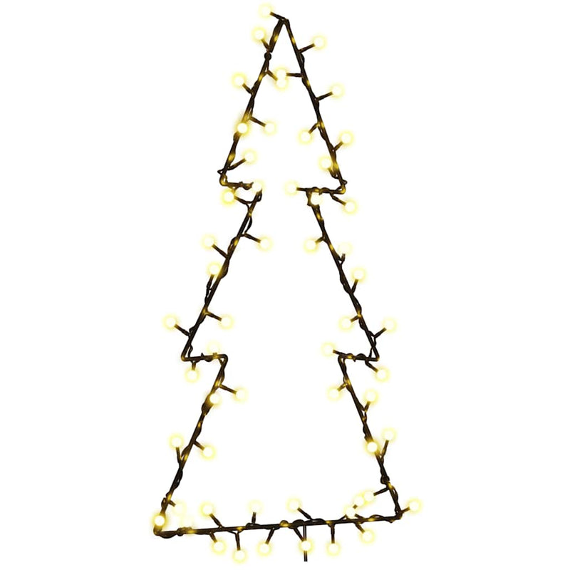 Load image into Gallery viewer, Vidaxl kerstverlichting kerstboom silhouet 80 leds warm wit