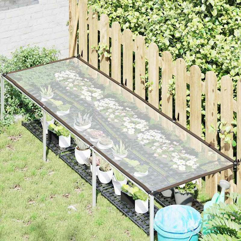 Load image into Gallery viewer, Vidaxl plantenafdekking met zeilringen 1x3 m polyethyleen