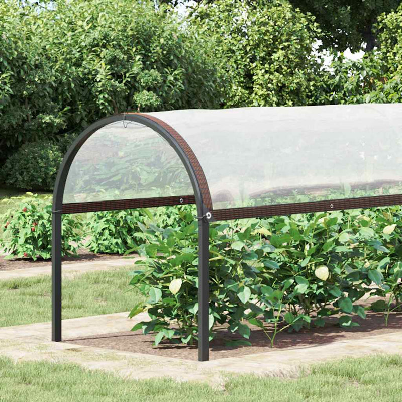 Load image into Gallery viewer, Vidaxl plantenafdekking met zeilringen 2x6 m polyethyleen