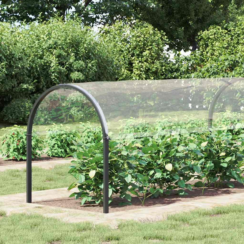 Load image into Gallery viewer, Vidaxl plantenafdekking met zeilringen 2x5 m pvc