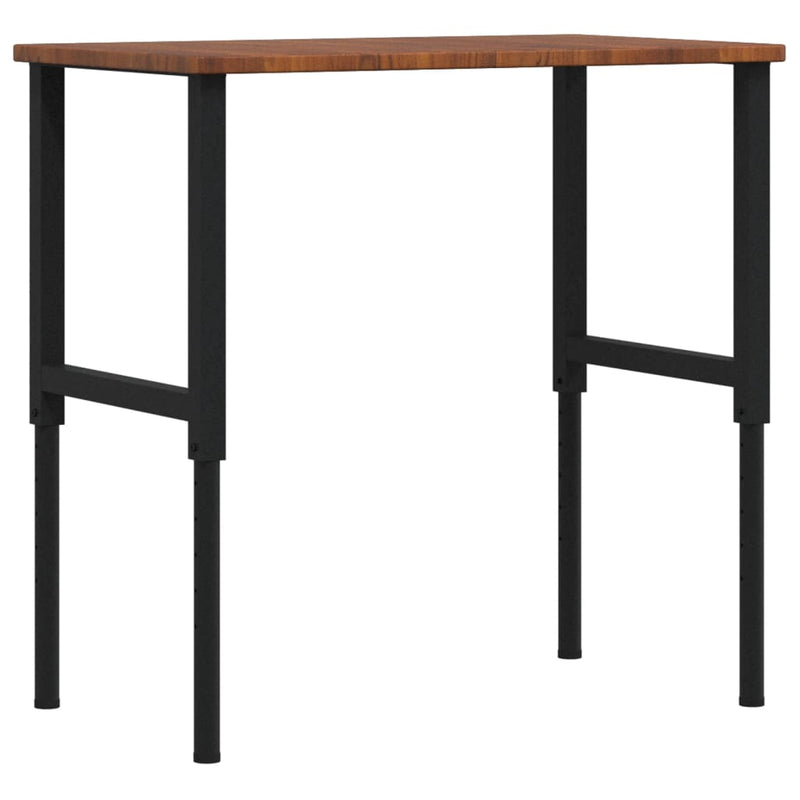 Load image into Gallery viewer, VidaXL Werkbank rechthoek 100x60x(71,5-98) cm eikenhout donkerbruin