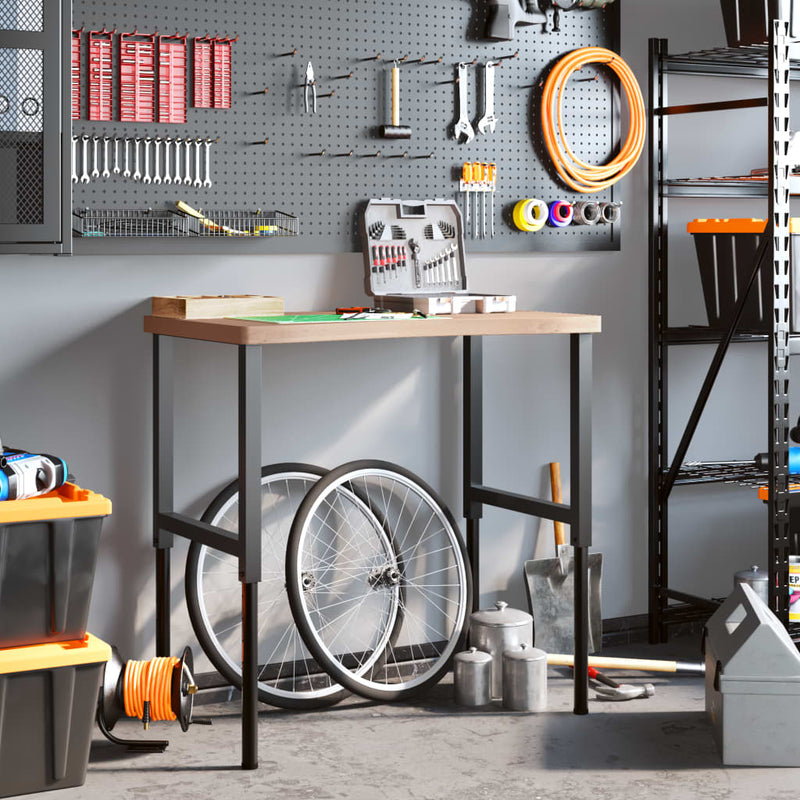 Load image into Gallery viewer, VidaXL Werkbank 100x(55-60)x(73-99,5) cm massief beukenhout