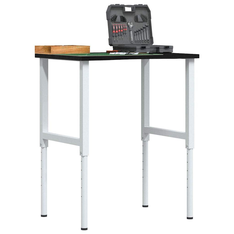 Load image into Gallery viewer, Vidaxl werkbank 80x60x(71,5-98) cm eikenhout donkerbruin