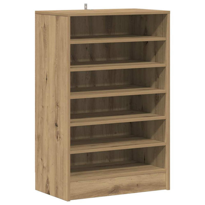 Load image into Gallery viewer, Vidaxl schoenenkast 60x35x92 cm bewerkt hout artisanaal eikenkleur