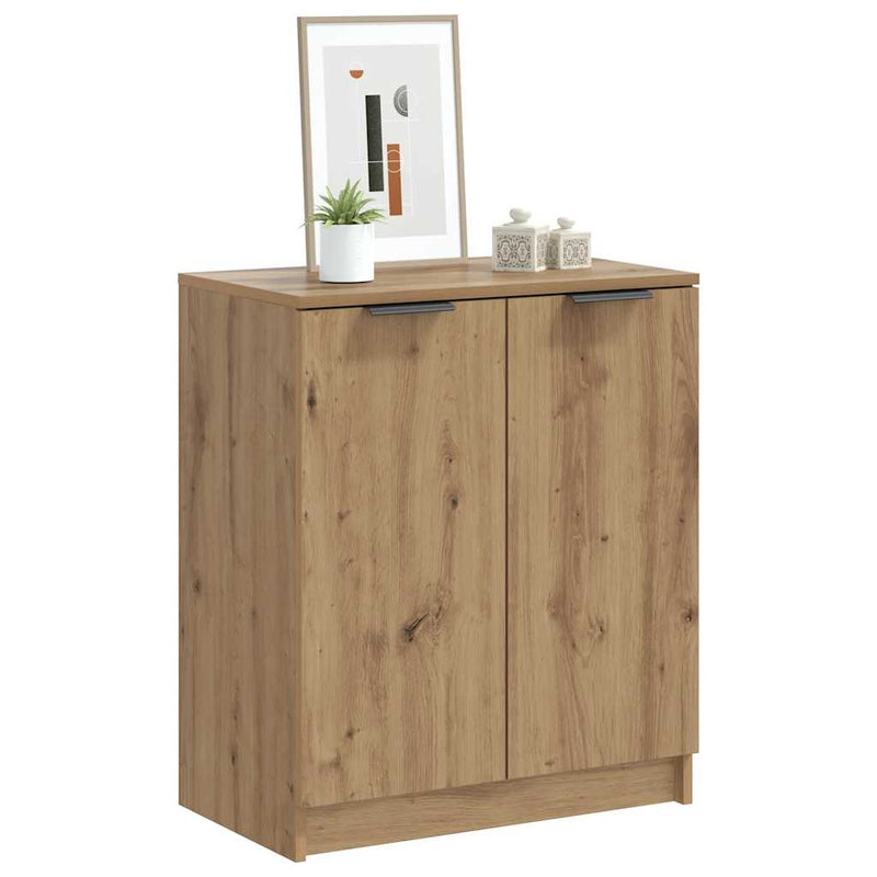 Load image into Gallery viewer, Vidaxl schoenenkast 59x35x70 cm bewerkt hout artisanaal eikenkleurig