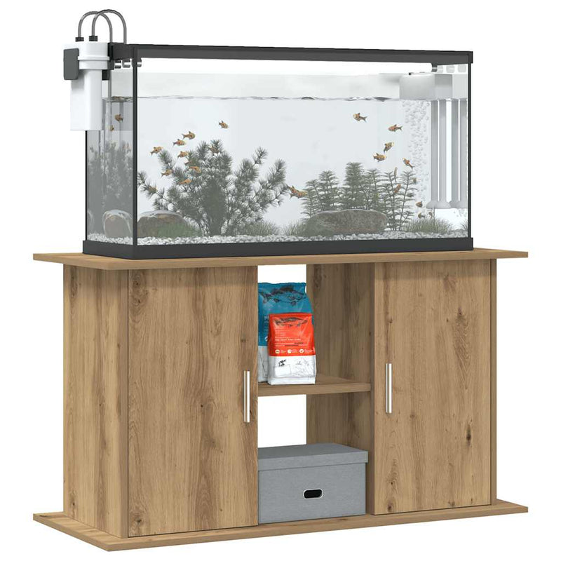Load image into Gallery viewer, Vidaxl aquariumstandaard artisan eikenhout 101x41x58 cm bewerkt hout