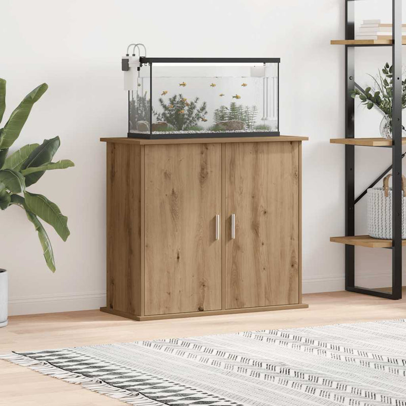 Load image into Gallery viewer, Vidaxl aquariumstandaard artisan eikenhout 81x36x73 cm bewerkt hout
