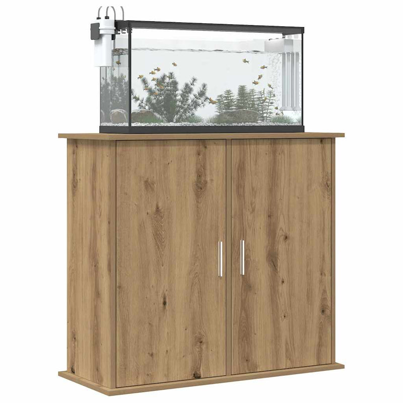 Load image into Gallery viewer, Vidaxl aquariumstandaard artisan eikenhout 81x36x73 cm bewerkt hout