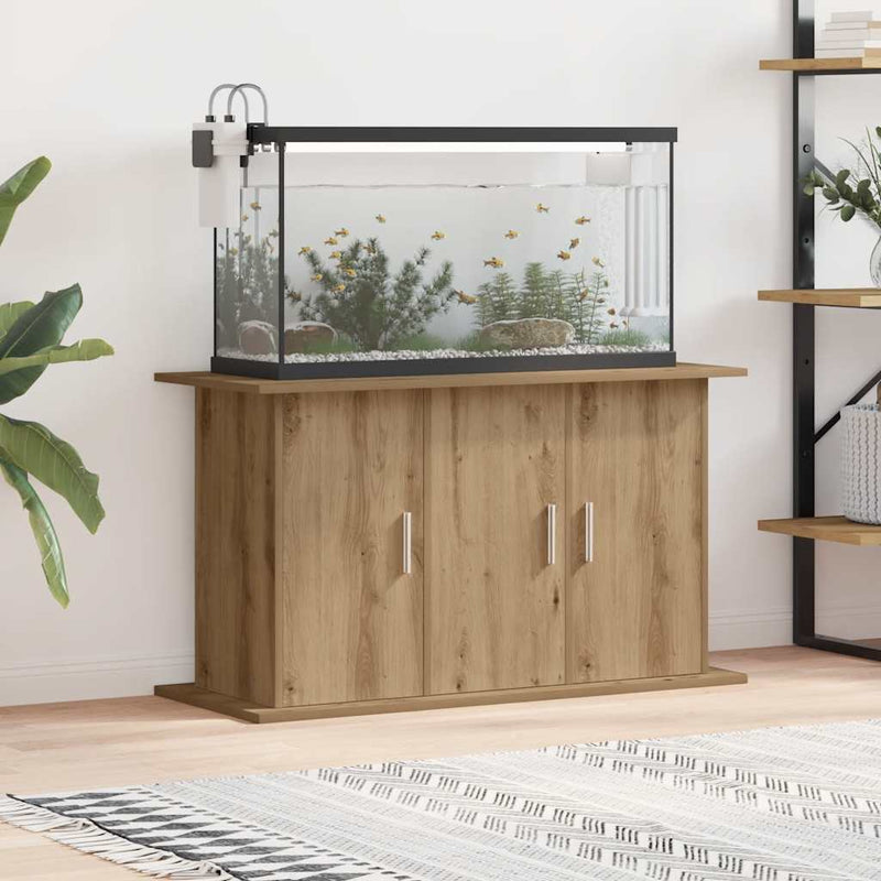 Load image into Gallery viewer, Vidaxl aquariumstandaard artisan eikenhout 101x41x58 cm bewerkt hout