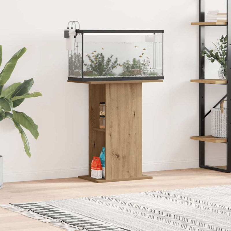 Load image into Gallery viewer, Vidaxl aquariumstandaard artisan eikenhout 36x60,5x72,5 cm