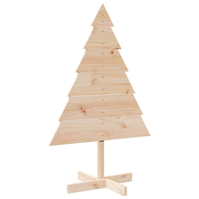 Load image into Gallery viewer, Vidaxl kerstdecoratie kerstboom 110 cm massief hout