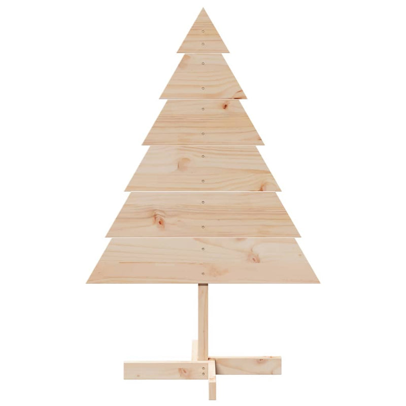 Load image into Gallery viewer, Vidaxl kerstdecoratie kerstboom 110 cm massief hout