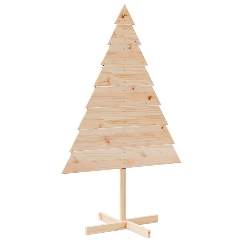 Load image into Gallery viewer, Vidaxl kerstdecoratie kerstboom 150 cm massief hout