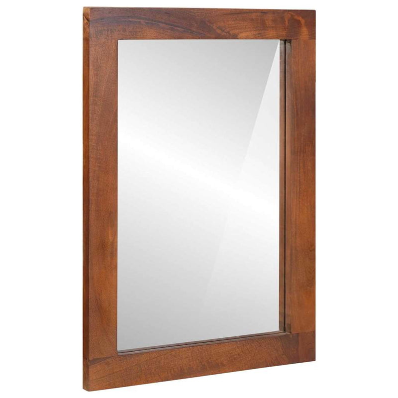 Load image into Gallery viewer, Vidaxl spiegel rechthoekig bruin en zilver 50 x 2,5 x 70 cm