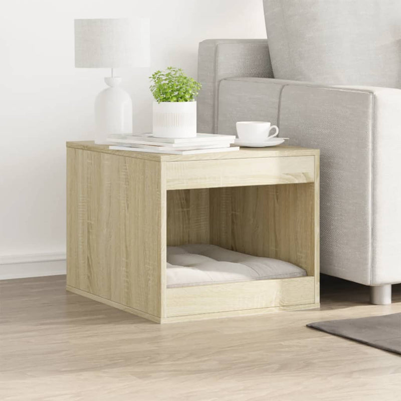 Load image into Gallery viewer, Vidaxl kattenbakkast 47x59x42 cm bewerkt hout sonoma eikenkleurig