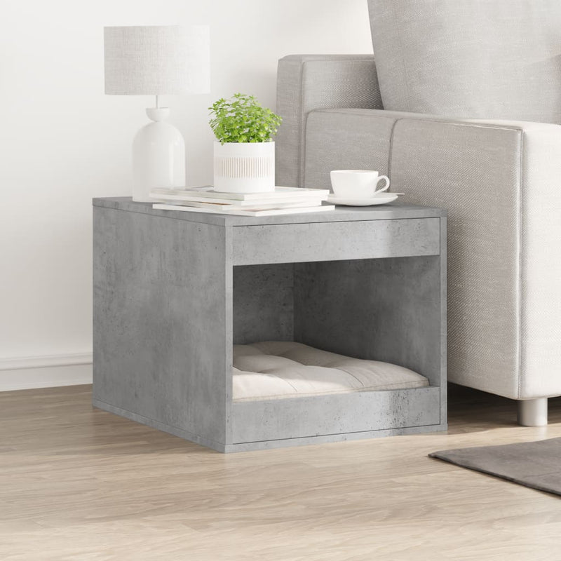 Load image into Gallery viewer, Vidaxl kattenbakkast 47x59x42 cm bewerkt hout betongrijs