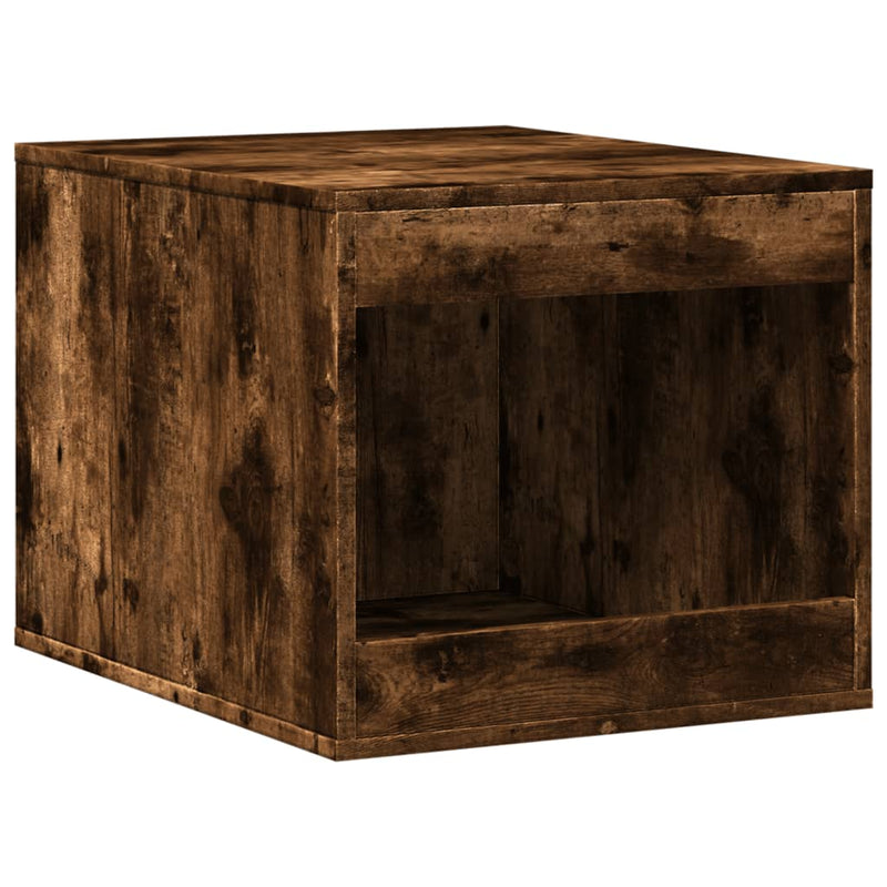 Load image into Gallery viewer, Vidaxl kattenbakkast 47x59x42 cm bewerkt hout gerookt eikenkleurig