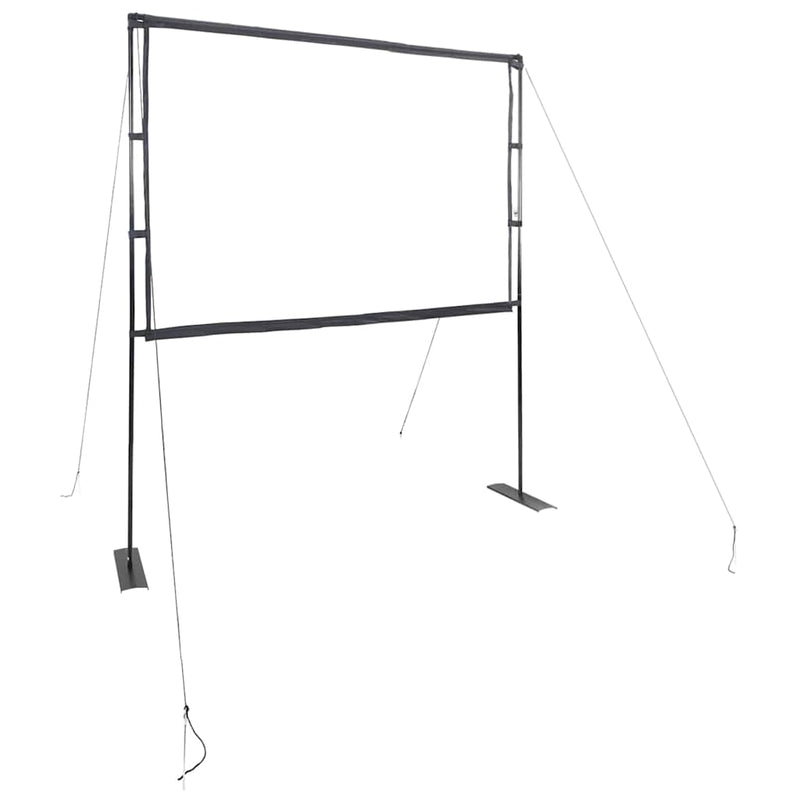 Load image into Gallery viewer, Vidaxl projectiescherm met standaards 84 inch 4:3