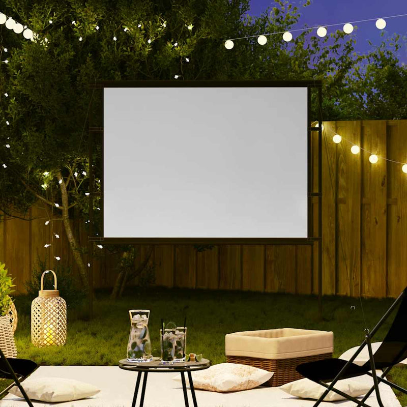 Load image into Gallery viewer, Vidaxl projectiescherm met standaards 100 inch 4:3