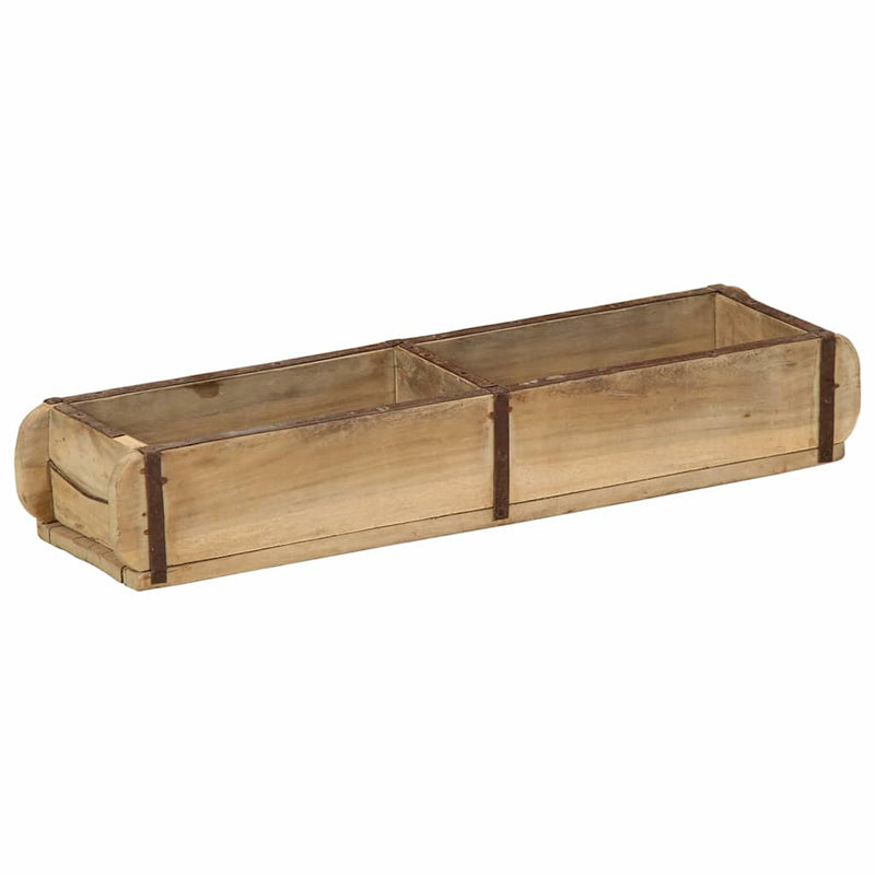 Load image into Gallery viewer, Vidaxl dienblad bruin 57 x 15 x 9 cm massief gerecycled hout