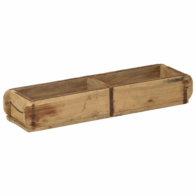 Load image into Gallery viewer, Vidaxl dienblad bruin 57 x 15 x 9 cm massief gerecycled hout