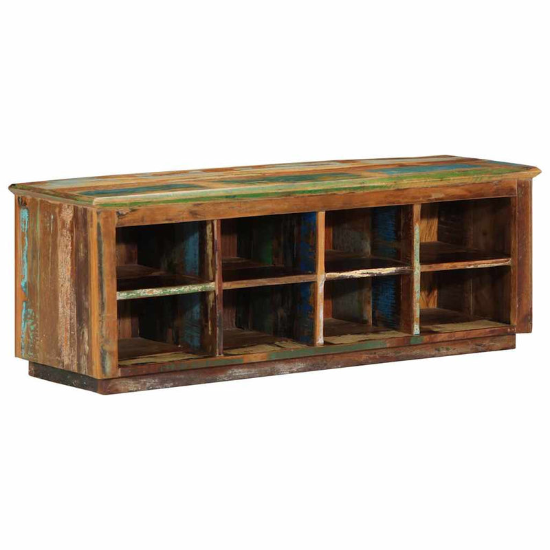 Load image into Gallery viewer, Vidaxl schoenenkast bruin 110 x 35 x 40 cm massief gerecycled hout