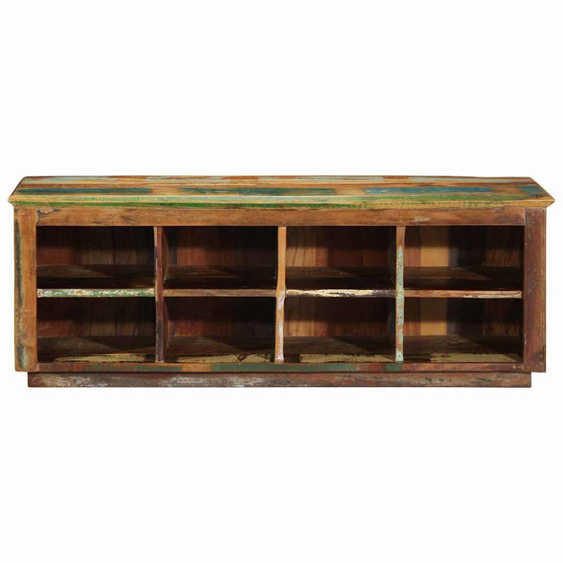 Load image into Gallery viewer, Vidaxl schoenenkast bruin 110 x 35 x 40 cm massief gerecycled hout